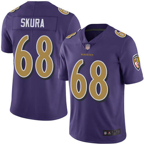 Baltimore Ravens Limited Purple Men Matt Skura Jersey NFL Football #68 Rush Vapor Untouchable
